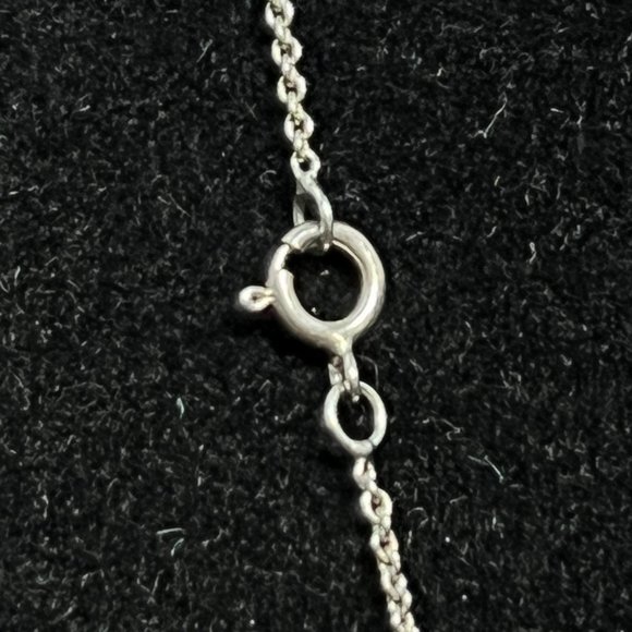 FAS Sterling Silver Copper Tone And Diamond Palm Tree Necklace (3729) - Picture 6 of 8